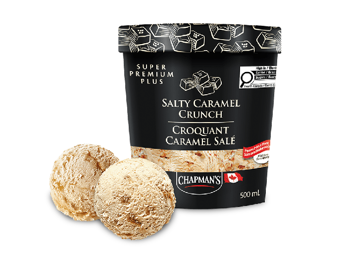 Salty Caramel Crunch Ice Cream image